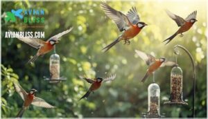 preventing neck twisting in birds