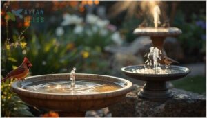 providing water for birds year-round