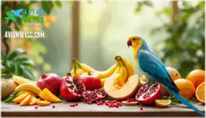 recommended fruits and their nutrients