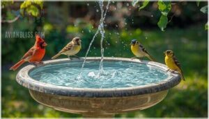 refilling with clean water