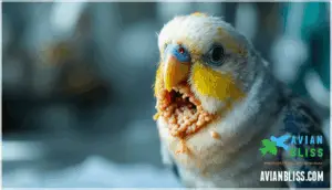 regurgitation and crop stasis