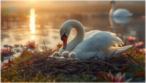 reproductive cycle of female swans