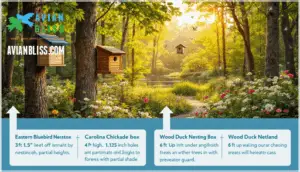 researching target bird species and requirements