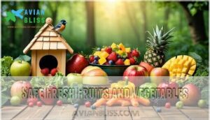 safe fresh fruits and vegetables
