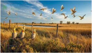 scrublands and farmlands