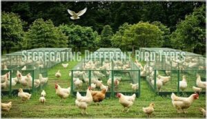 segregating different bird types