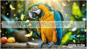 self-grooming and molting