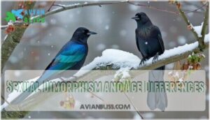 sexual dimorphism and age differences