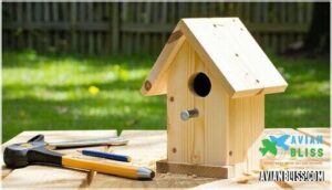 simple single-chamber birdhouse tutorial