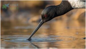 slender, needle-like black bill slender, needle-like black bill