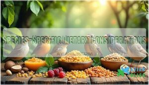 species-specific dietary considerations
