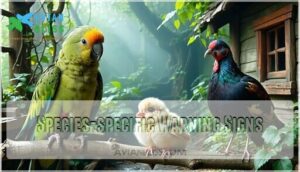 species-specific warning signs