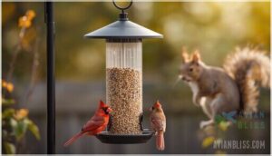 squirrel-resistant feeder options