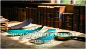 step-by-step feather identification techniques