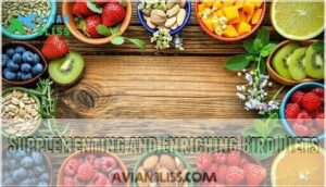 supplementing and enriching bird diets