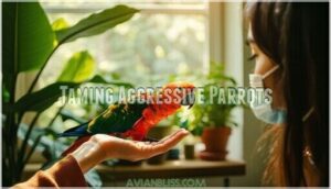 taming aggressive parrots