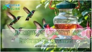 techniques for attracting and capturing hummingbirds