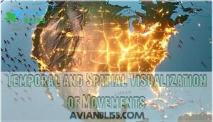 temporal and spatial visualization of movements