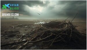 threats to mud nesting birds