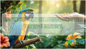 tips for bird behavior modification