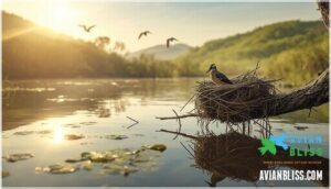 tips for birdwatching mud nesting birds