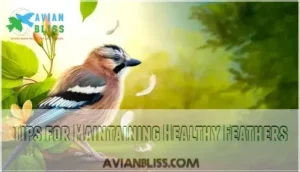 tips for maintaining healthy feathers