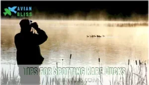 tips for spotting rare ducks
