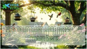 tips to attract more birds and reduce risks