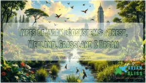 types of avian ecosystems