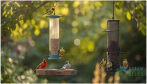 types of feeders for different birds