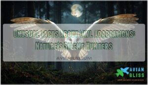 unusual facts about owl adaptations