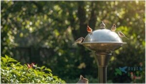 using baffles and squirrel-proofing techniques