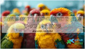 viral digestive tract infection in birds