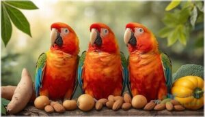 vitamins vital for beak integrity (a, d3, e)