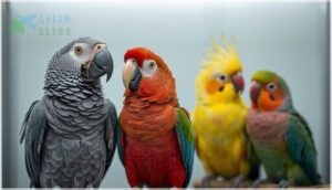 vulnerable species to psittacine beak and feather disease