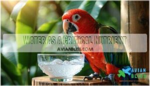 water as a critical nutrient