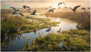 wetland bird habitats
