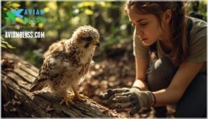 what to do if you find a baby hawk