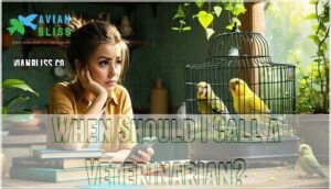 when should i call a veterinarian