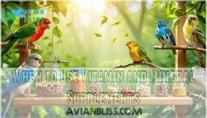 when to use vitamin and mineral supplements