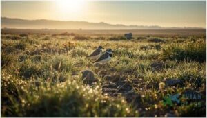 where and how to observe mountain plovers