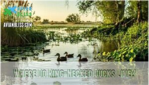 where do ring-necked ducks live