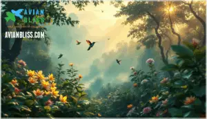 why hummingbirds are absent in europe today