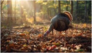 wild turkey diet and foraging habits