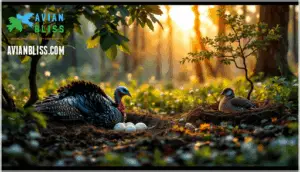 wild turkeys and grouse