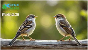 wing bars and tail markings