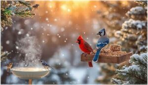 winter bird feeding tips
