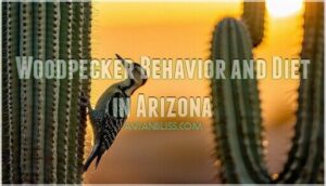 woodpecker behavior and diet in arizona