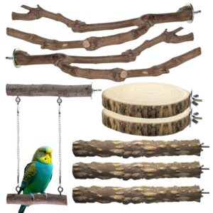 8pcs Natural Bird Perches for B0DRFYZZW2