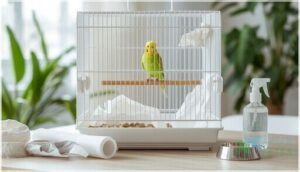 absorbent and antimicrobial cage liners